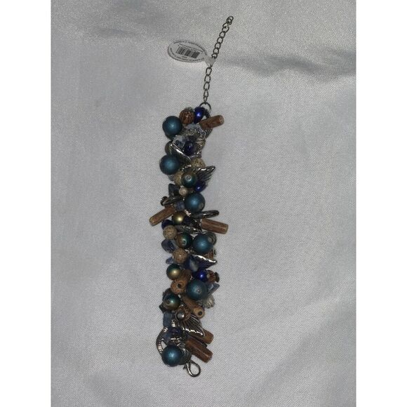 women's Sheerwater beach wear Bracelet multicolor natural beaded hand crafted. - Picture 12 of 13